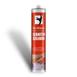 DEN BRAVEN fehér szaniter szilikon / 280 ml