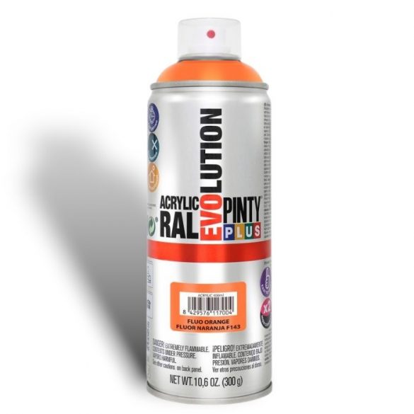 PINTY EVO fluor narancs F143 / 400 ml